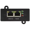 SNMP-netwerkbeheermodule QOLTEC 50398 voor UPS-monitoring en -bediening