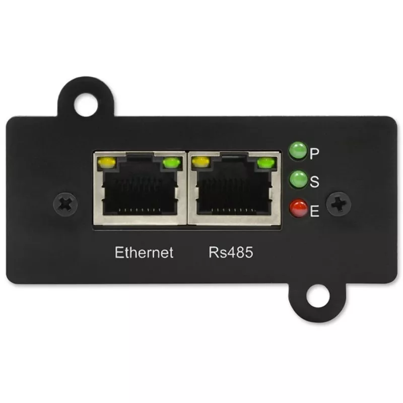 SNMP-netwerkbeheermodule QOLTEC 50398 voor UPS-monitoring en -bediening