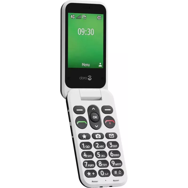 Feature-phone Doro Leva E30 2,8 inch 1150 mAh zwart wit
