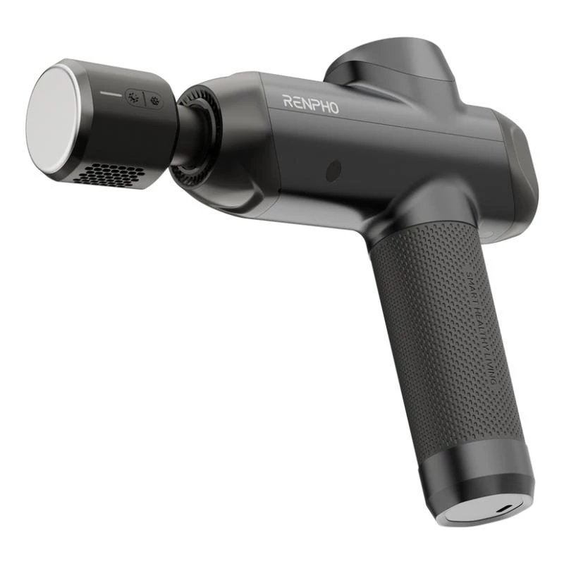 Renpho Massage Gun Power + Thermacool zwart PEU-R-C001SH-BK PEURC001SHBK (PEU-R-C001SH-BK)