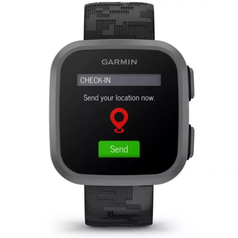 Garmin Bounce smartwatch, 3,3 cm (1,3") LCD, 240 x 240 pixels, touchscreen, 4G, wifi, GPS, zwart (010-02448-20)