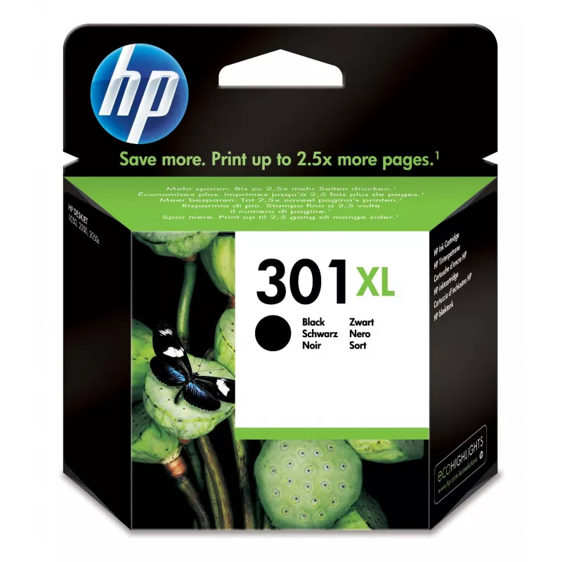 HP 301XL - 8 ml - hoge capaciteit - zwart