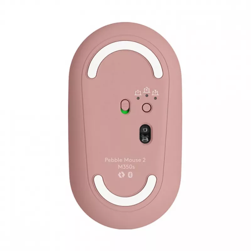Logitech Pebble 2 Combo toetsenbord muis inclusief universele RF Wireless + Bluetooth QWERTZ Duits roze (920-012205)