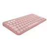 Logitech Pebble 2 Combo toetsenbord muis inclusief universele RF Wireless + Bluetooth QWERTZ Duits roze (920-012205)