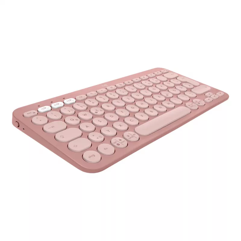 Logitech Pebble 2 Combo toetsenbord muis inclusief universele RF Wireless + Bluetooth QWERTZ Duits roze (920-012205)