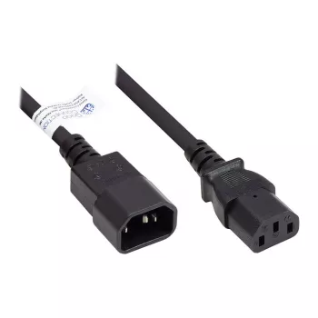 Good Connections P1430-S020 - 2 m - C14-koppeling - C13-koppeling - H05VV-F - 250 V - 10 A