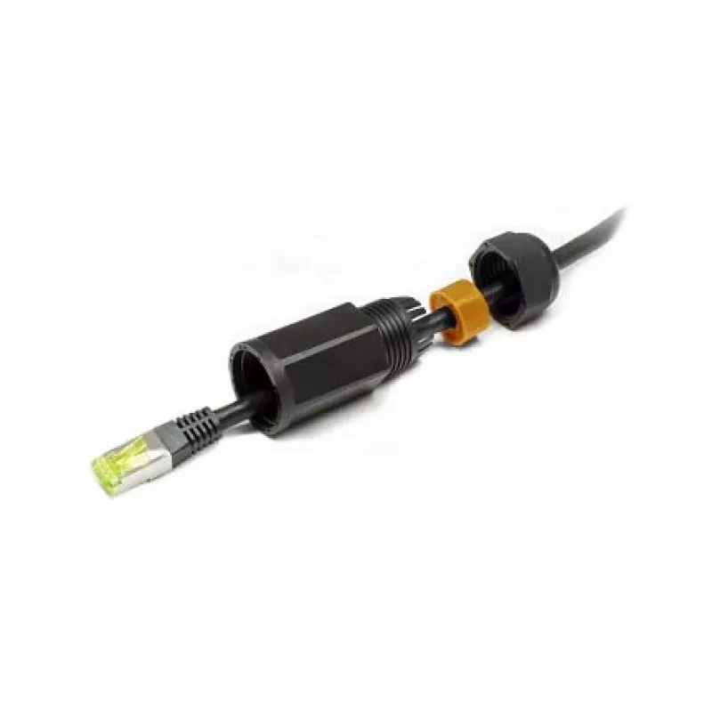 Good Connections ODC-02 outdoor IP67 Cat.6A RJ45 patchkabelkoppeling, zwart