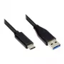 Good Connections GC-M0126 - 0,5 m - USB C - USB A - USB 3.2 Gen 1 (3.1 Gen 1) - 5000 Mbit/s - zwart