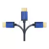 Good Connections 4521-SF005B - 0,5 m - HDMI type A (standaard) - HDMI type A (standaard) - 48 Gbit/s - Audio Return Channel (ARC) - blauw