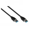 Good Connections 2831-AA010S - 1 m - USB A - USB A - USB 3.2 Gen 2 (3.1 Gen 2) - 10000 Mbit/s - zwart