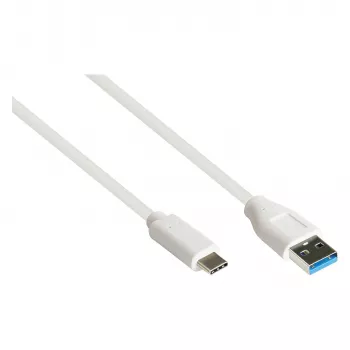 Good Connections 2831-AC005W – 0,5 m – USB A – USB C – USB 3.2 Gen 2 (3.1 Gen 2) – 10000 Mbit/s – wit