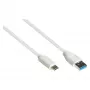 Good Connections 2831-AC010W – 1 m – USB A – USB C – USB 3.2 Gen 2 (3.1 Gen 2) – 10000 Mbit/s – wit