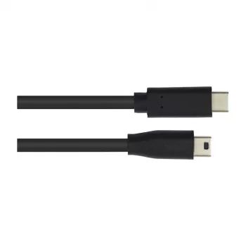 Verbindingskabel USB 2.0, USB-C(TM) stekker naar Mini-B-5-pins stekker, zwart, 3 m, Good Connections (3310-CM030)