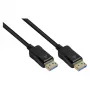 DisplayPort 2.0-kabel, 54 Gbit/s, UHBR 13.5, 4K @240Hz / 8K @60Hz, kopergeleider, zwart, 1,5m, Goodconnections (DP20-015)