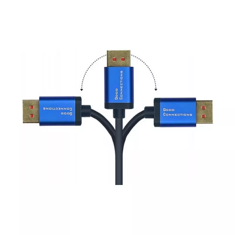 Alcasa SmartFLEX-kabel – 5 m – DisplayPort – DisplayPort – stekker – stekker – 7680 x 4320 pixels (4814-SF050B)