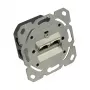Netwerkdoos Cat. 6A, 2xRJ45, afgeschermd, verticale kabelinvoer, zonder centraalstuk/afdekraam, Good Connections (GC-N0051)
