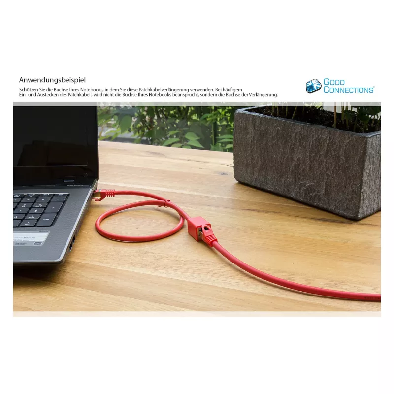 Goodconnections 8063VR-005R Ethernet-patchkabel rood