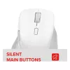 Speedlink LIBERA oplaadbare draadloze Bluetooth stille muis wit