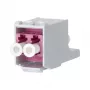 METZ CONNECT 15091075-I. Type: plat, productkleur: violet, wit, aansluiting 1: RJ-45 (15091075-I)