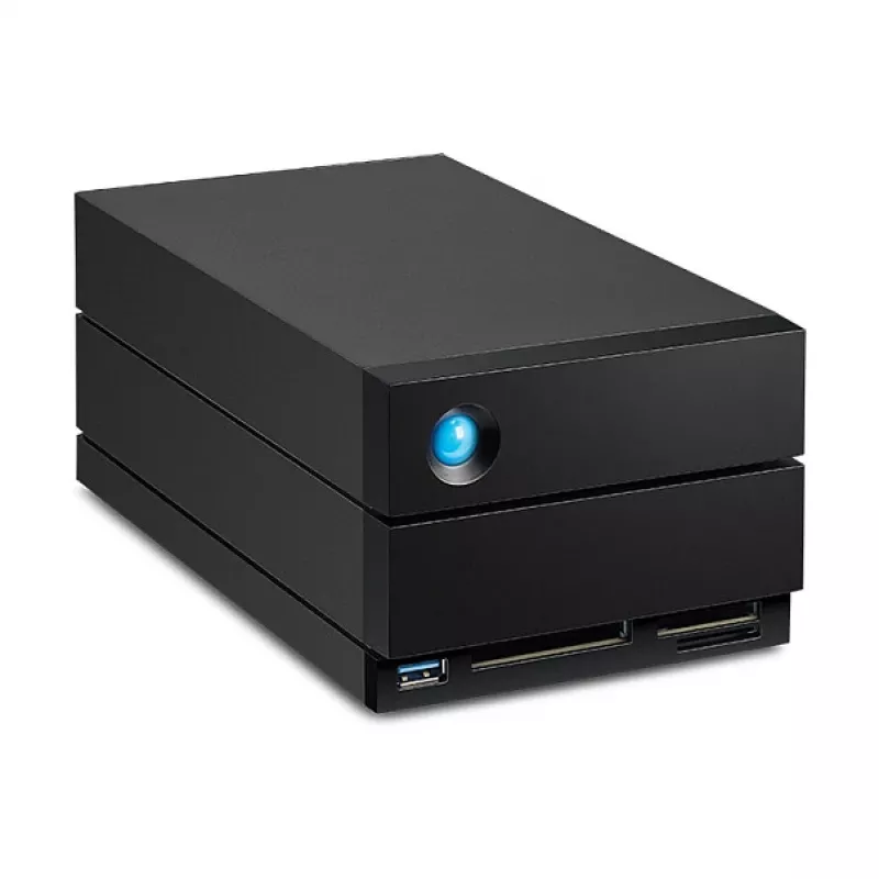 LaCie 2big Dock v2 60 TB desktop-harde-schijfbehuizing, 2-bay HDD-opslag