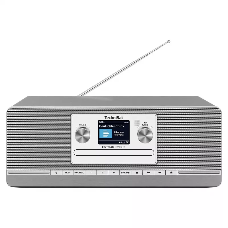 TechniSat DIGITRADIO 372 CD BT keukenradio analoog & digitaal antraciet, zilver