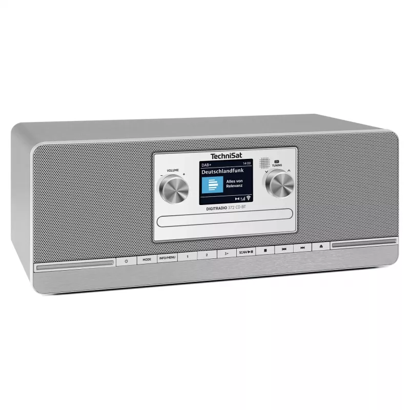 TechniSat DIGITRADIO 372 CD BT keukenradio analoog & digitaal antraciet, zilver