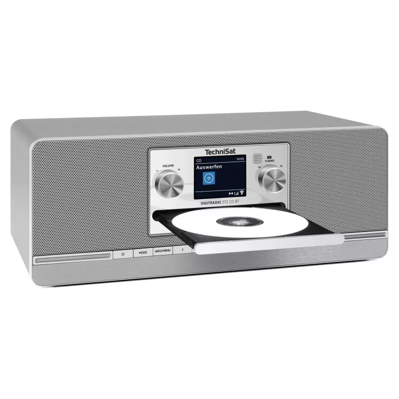 TechniSat DIGITRADIO 372 CD BT keukenradio analoog & digitaal antraciet, zilver