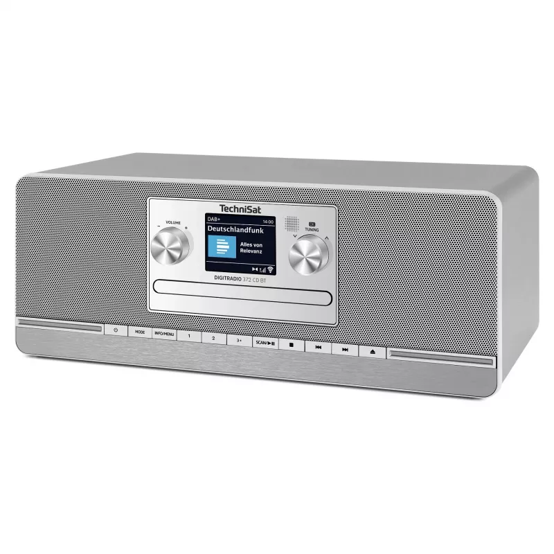 TechniSat DIGITRADIO 372 CD BT keukenradio analoog & digitaal antraciet, zilver