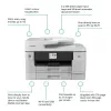 Multifunctionele inkjetprinter Brother MFC-J6960DW — A3, 1200 x 4800 dpi, 31 ppm, Wi‑Fi, Ethernet, duplex