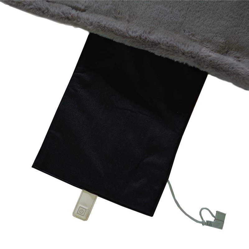 Glovii GB2G verwarmde zachte elektrische deken, grijs, 9 W