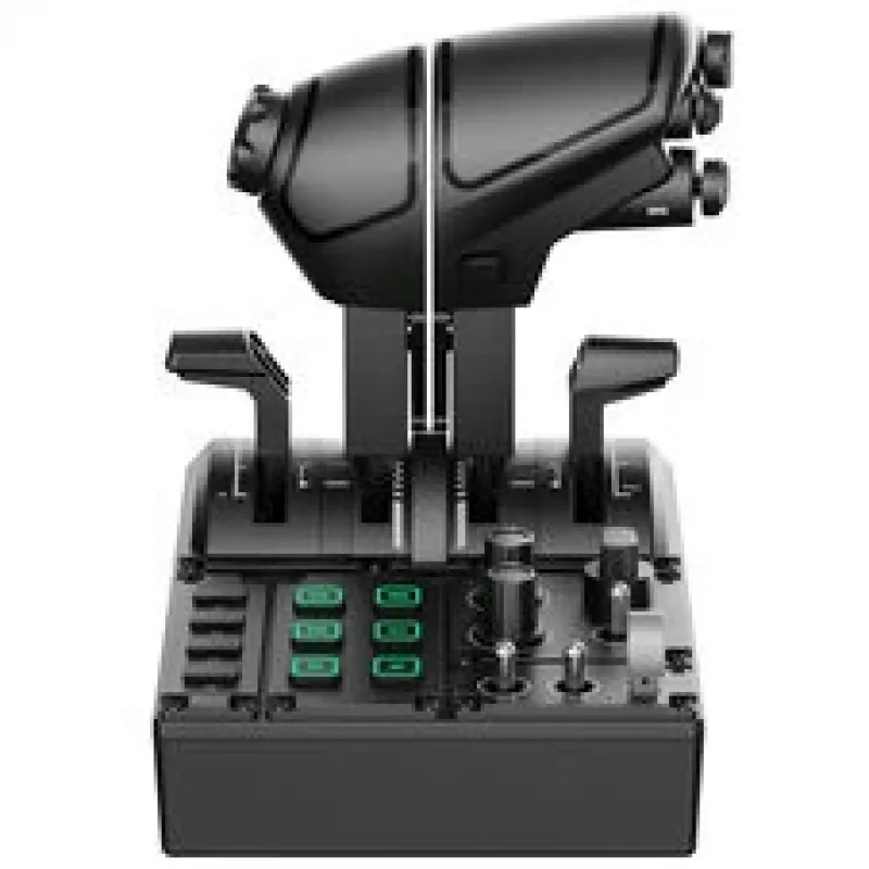 Throttle-paneel MOZA MTQ – flightbase, composietmateriaal, zwart, 166×216×198 mm