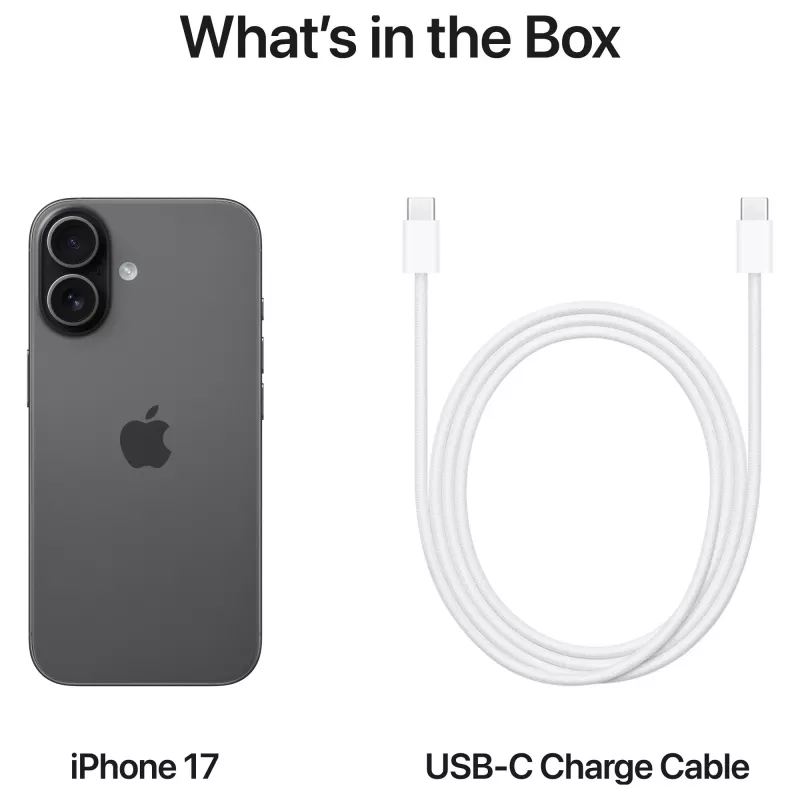 Apple iPhone 17 zwart - smartphone - 256 GB
