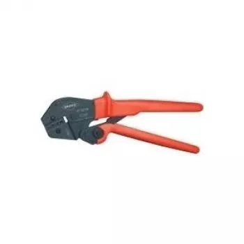Knipex 97 52 04 Krimptang ongeïsoleerd, open stekkerverbindingen 0,1 tot 2,5 mm²