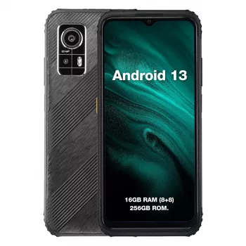 Robuuste smartphone Beafon AGM H6 — 6,56 inch (16,7 cm), Unisoc T606 1,6 GHz, 8 GB RAM, 256 GB, 50 MP, 4900 mAh, Dual-SIM, Android 13, IP68/IP69K