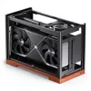 Jonsbo T9 zwart pc-behuizing mini-behuizing ITX PCIe 5.0 riserkabel - zilver (T9 SILVER PCIE 5.0)