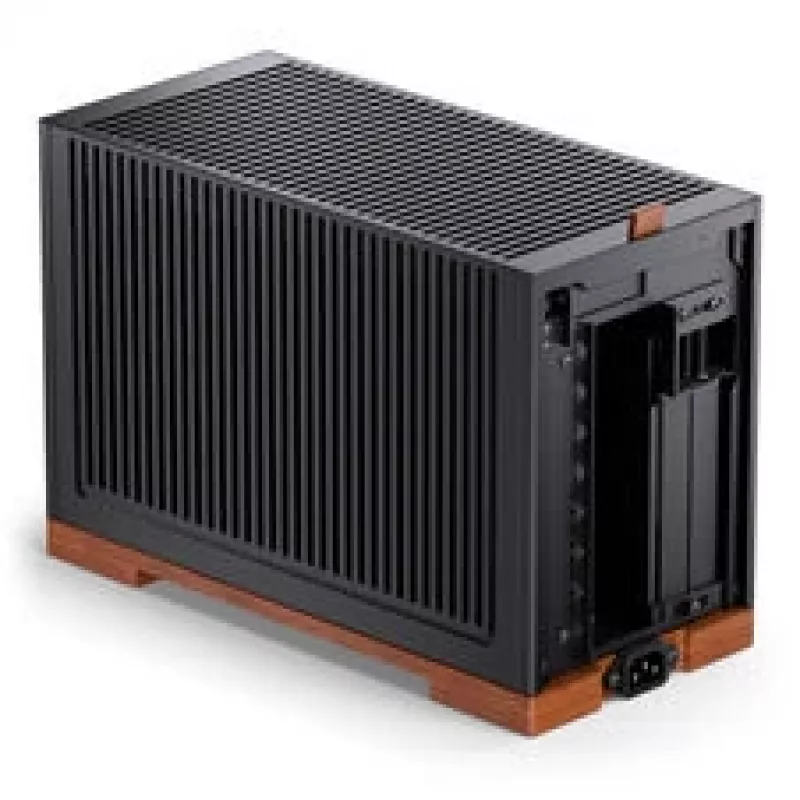 Jonsbo T9 zwart pc-behuizing mini-behuizing ITX PCIe 5.0 riserkabel - zilver (T9 SILVER PCIE 5.0)