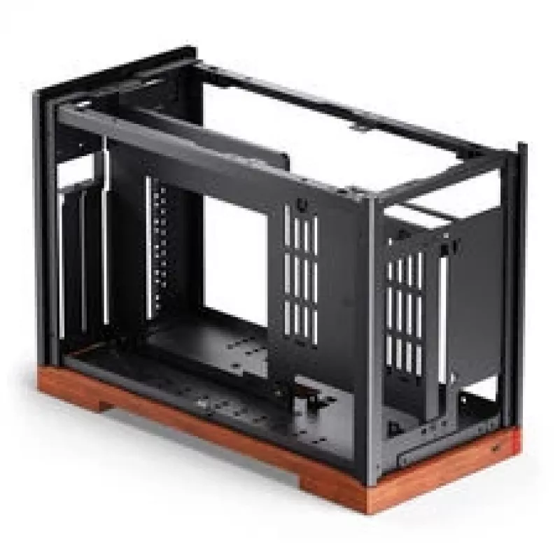 Jonsbo T9 zwart pc-behuizing mini-behuizing ITX PCIe 5.0 riserkabel - zilver (T9 SILVER PCIE 5.0)