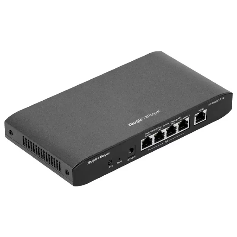 Ruijie Reyee RG-EG105G-P-V3 bedrade PoE-router, 5x Gigabit