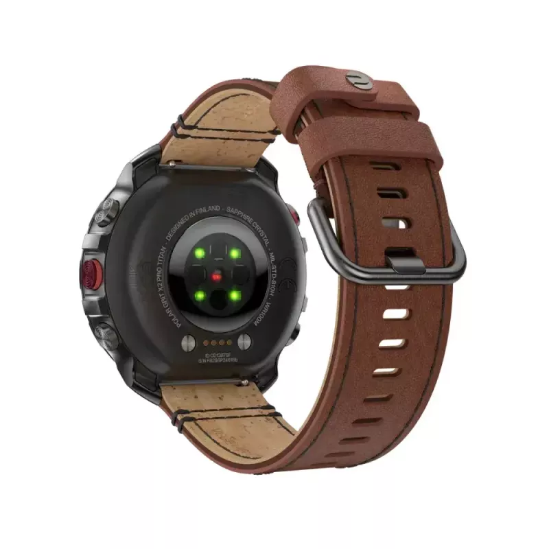 Polar Grit X2 Pro Titan outdoor-sporthorloge, M/L, leer herfstkleuren (900110288)