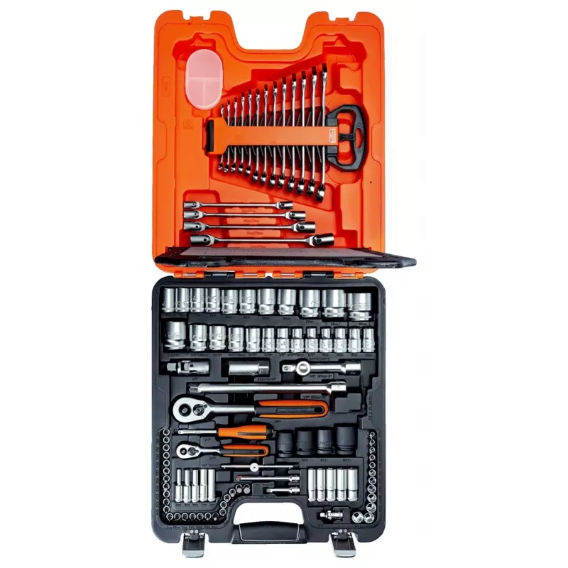 Bahco S106 dopsleutelset, 1/4" en 1/2", 430 mm