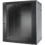 Televes MSR1915B - wandgemonteerd rack - 17U - 60 kg - vergrendeling - 33 kg - zwart