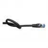 Alcasa 8060-SF100S netwerkkabel 10 m Cat6a S/FTP (S-STP) zwart (8060-SF100S)