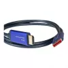 Alcasa 4860-SF010B videokabel-adapter 1 m DisplayPort HDMI blauw (4860-SF010B)
