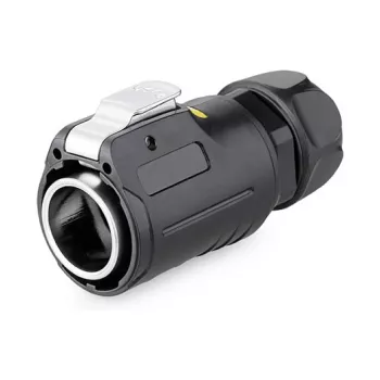 Alcasa S1 IC01-24R01 - RJ45 - zwart - stekker/bus - recht - metaal - silica gel - zink - IP65 - IP67 (IC01-24R01)