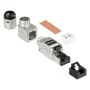 RJ45-stekker Cat. 6A, gereedschapsloos / veldconfectie, STP afgeschermd, metaal, 5 richtingen, Good (GC-N0165)