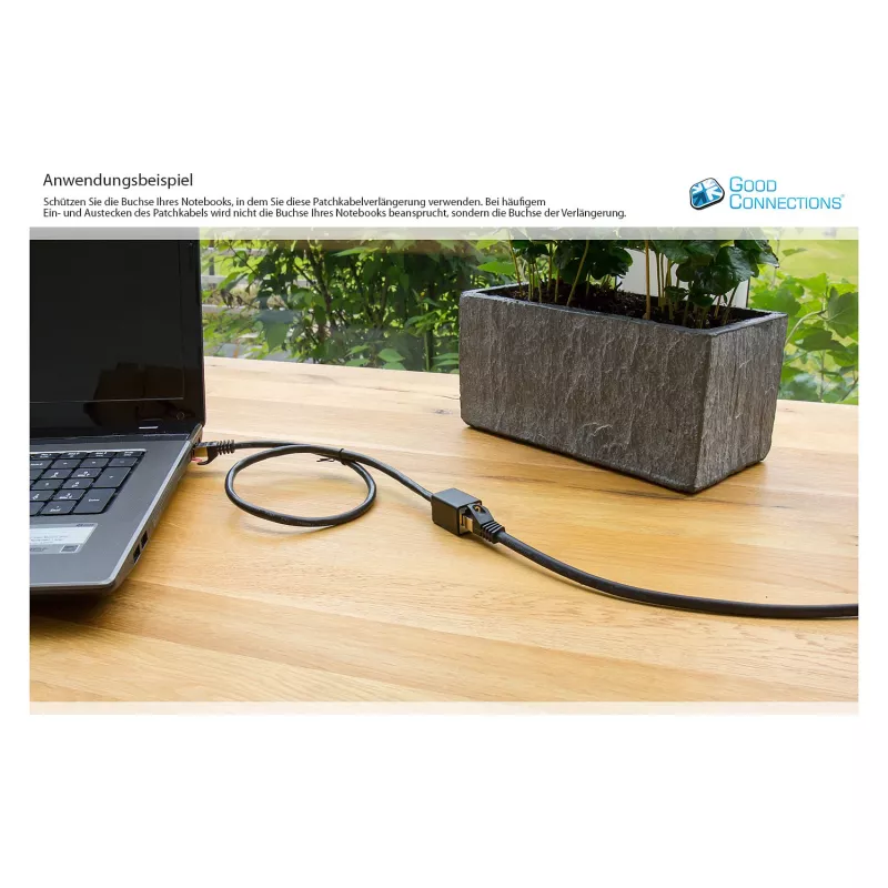 Goodconnections 8070VR-005S Ethernet-patchkabel zwart