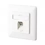 METZ CONNECT BTR E-DAT C6 8(8) UP - aansluitdoos, inbouw - RJ-45 - zuiverwit, RAL 9010 (1307371002-I)