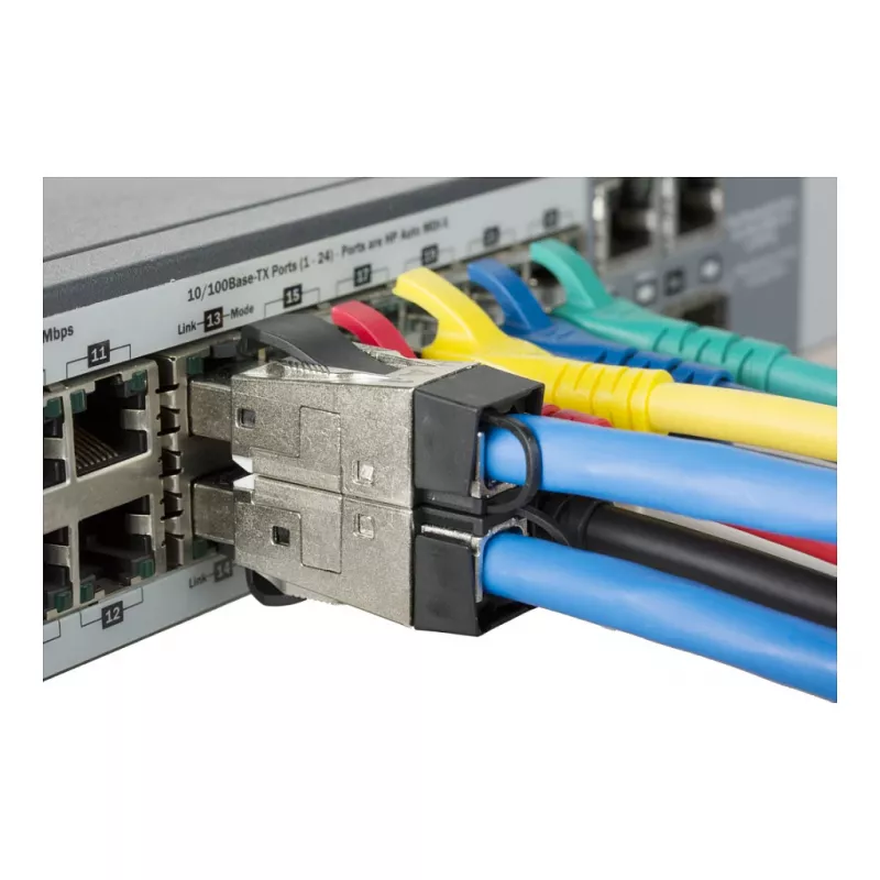 METZ CONNECT pro - netwerkaansluiting - RJ-45 (M) - afgeschermd - CAT 8,1 - IEEE 802,3bq - blauw (130H405032-E)