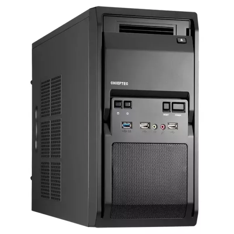 PC-behuizing Chieftec Libra LT-01B Mini Tower zwart