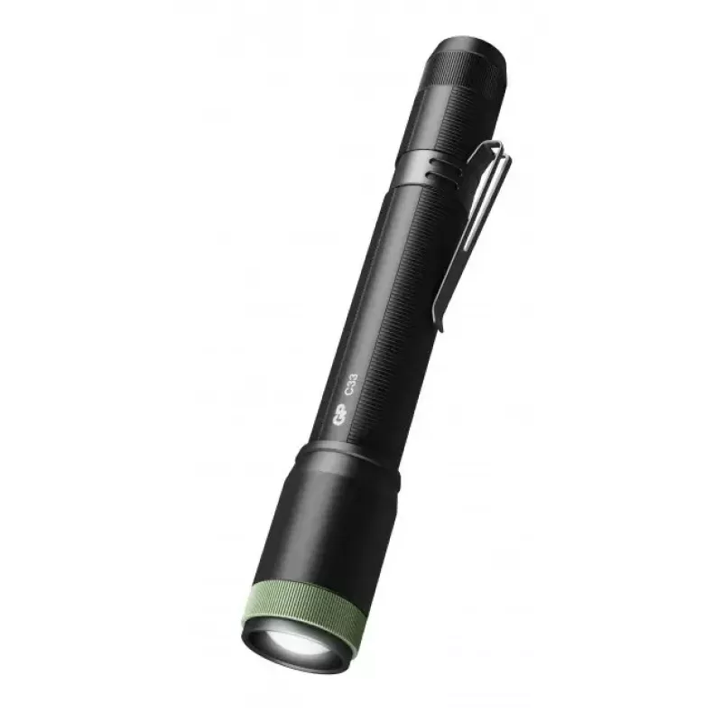 Zaklamp GP Lighting C33 zwart groen